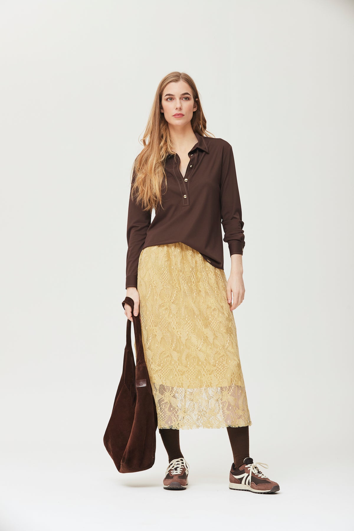 Viscose Lace Fiscal Skirt