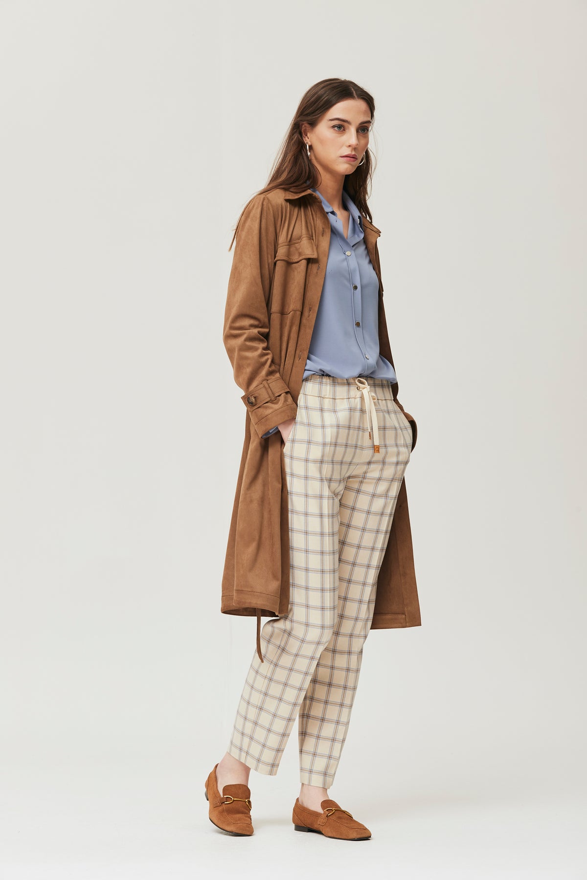 Pantalón Ramon cuadros en viscosa