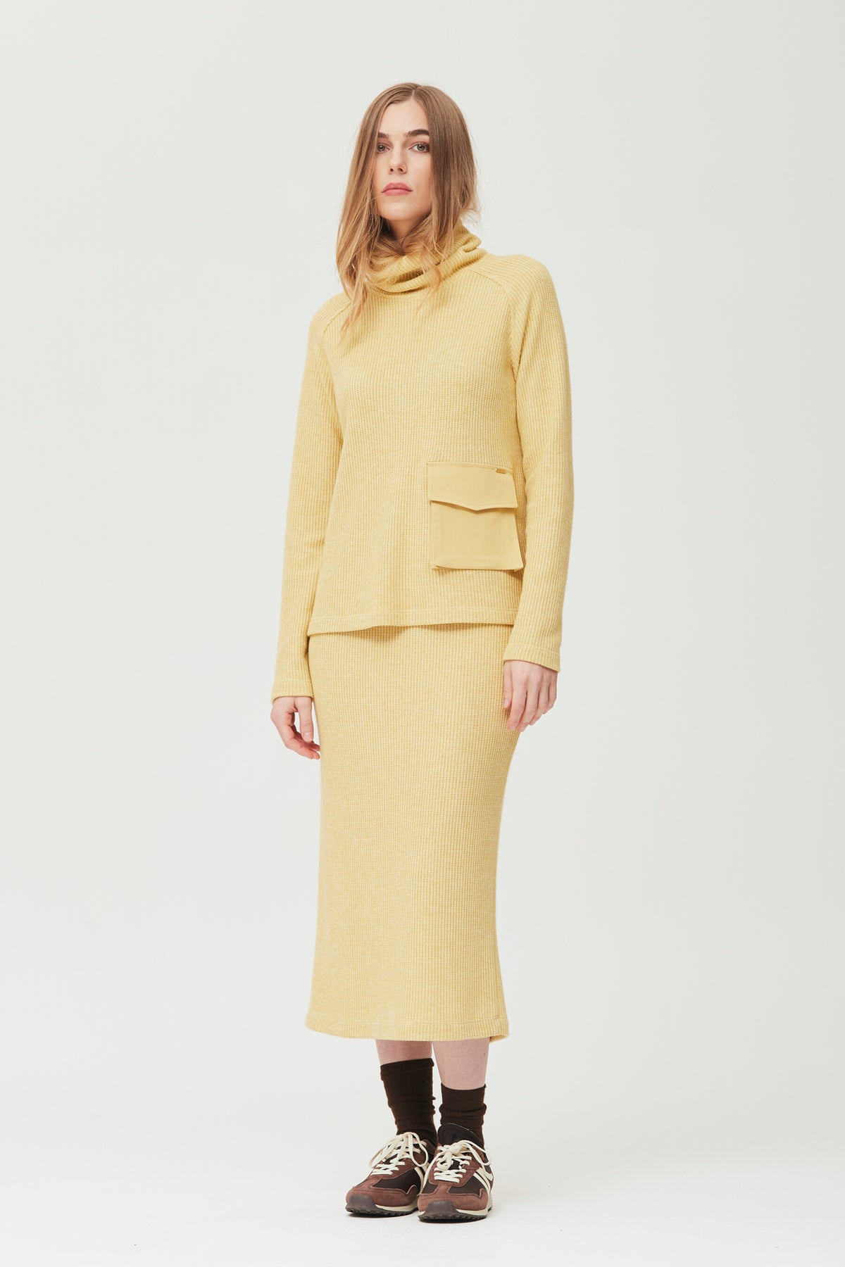 Jersey Izula gewassen katoenen keperstof