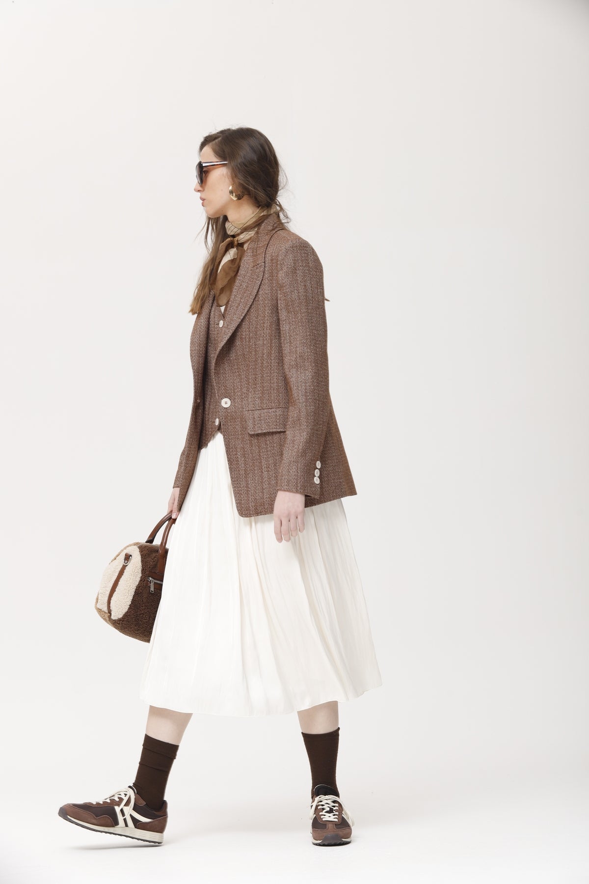 Chaqueta Tabago espiga bicolor stretch