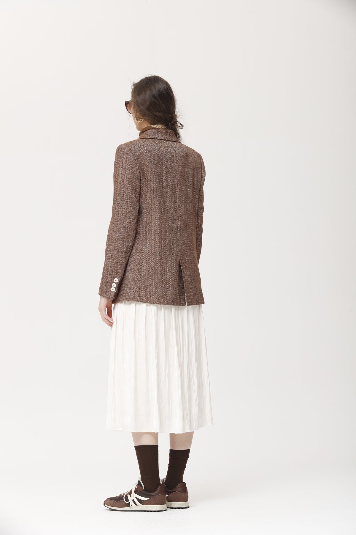 Chaqueta Tabago espiga bicolor stretch