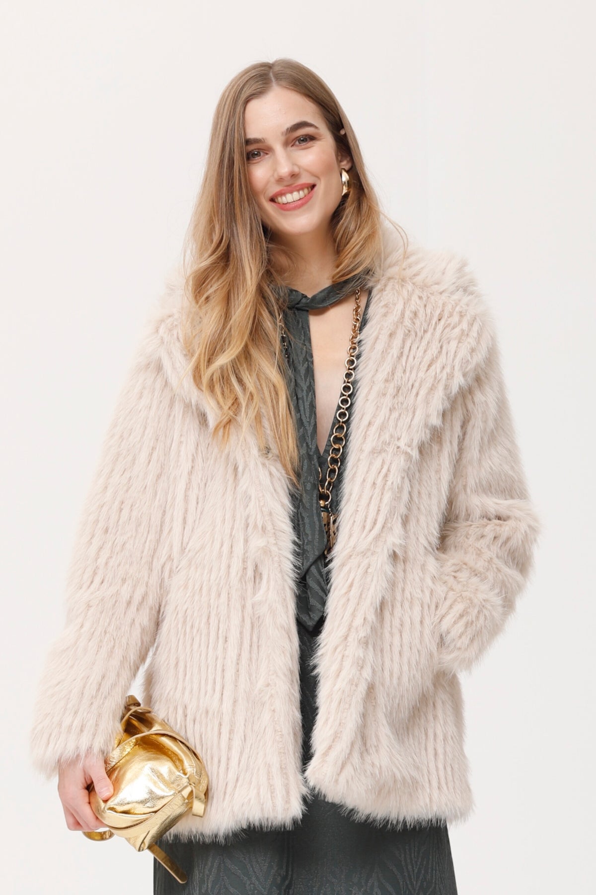 Chaqueta Rois99 efecto pelo