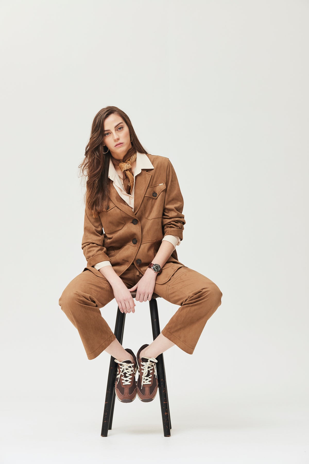 Suede effect Lespin jacket