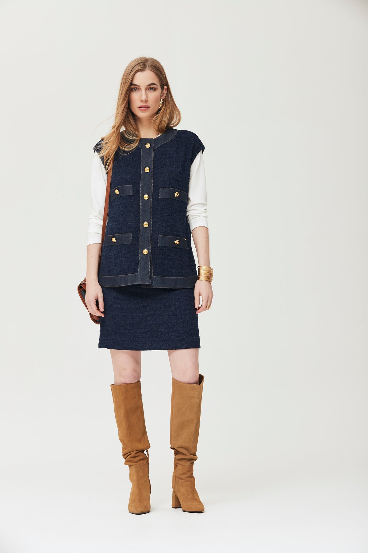 Falda Galin Tejido Chanel