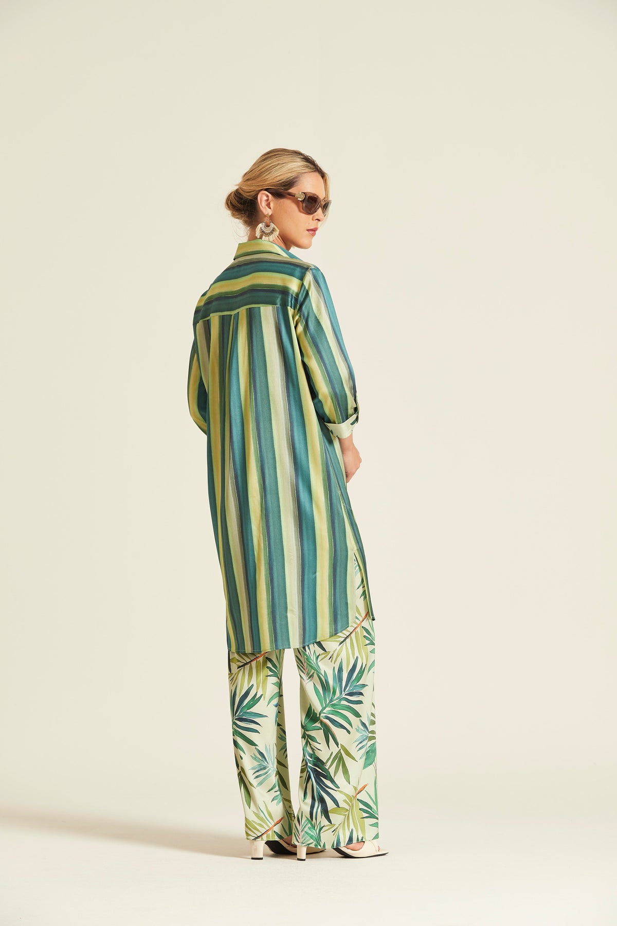 Vestido Lluvia Viscosa Estampada Stretch