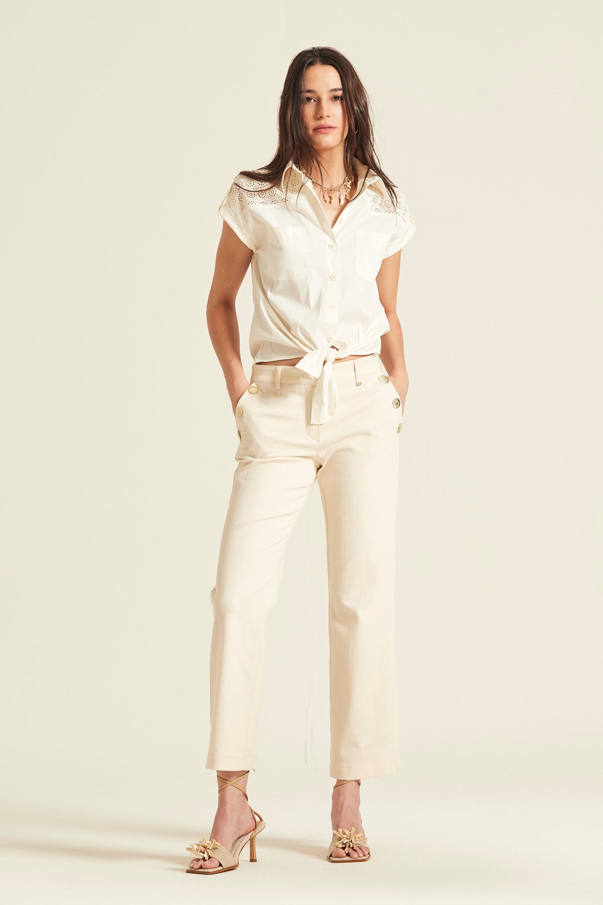 Pantalón Luise Sarga Jeans Stretch