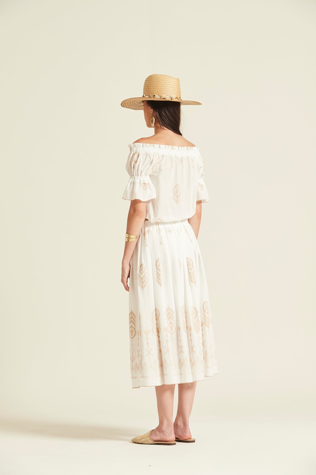 Conjunto Manzaria Voile Bordado