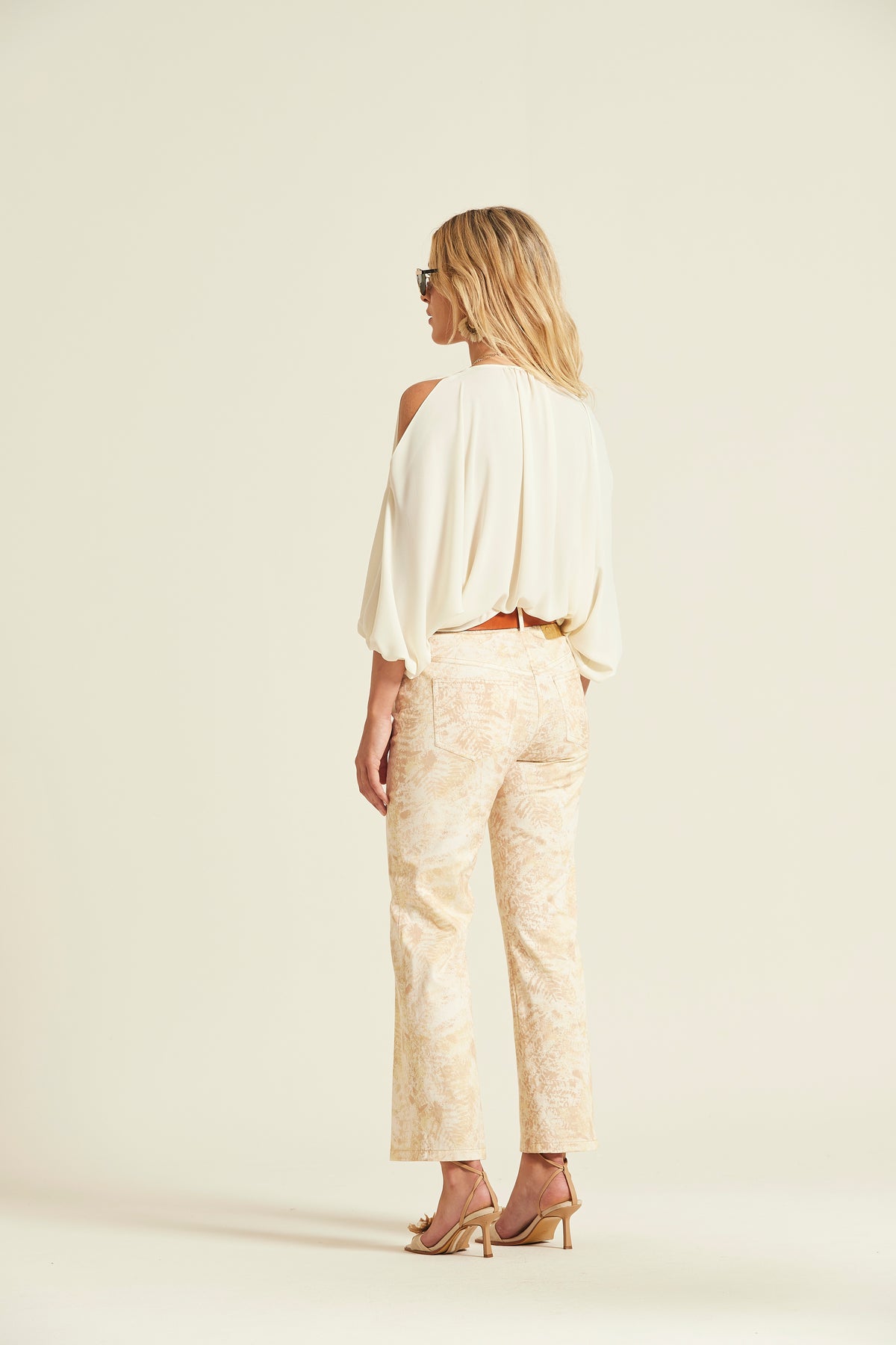 Pantalón Cauke Sarga Estampada Jeans