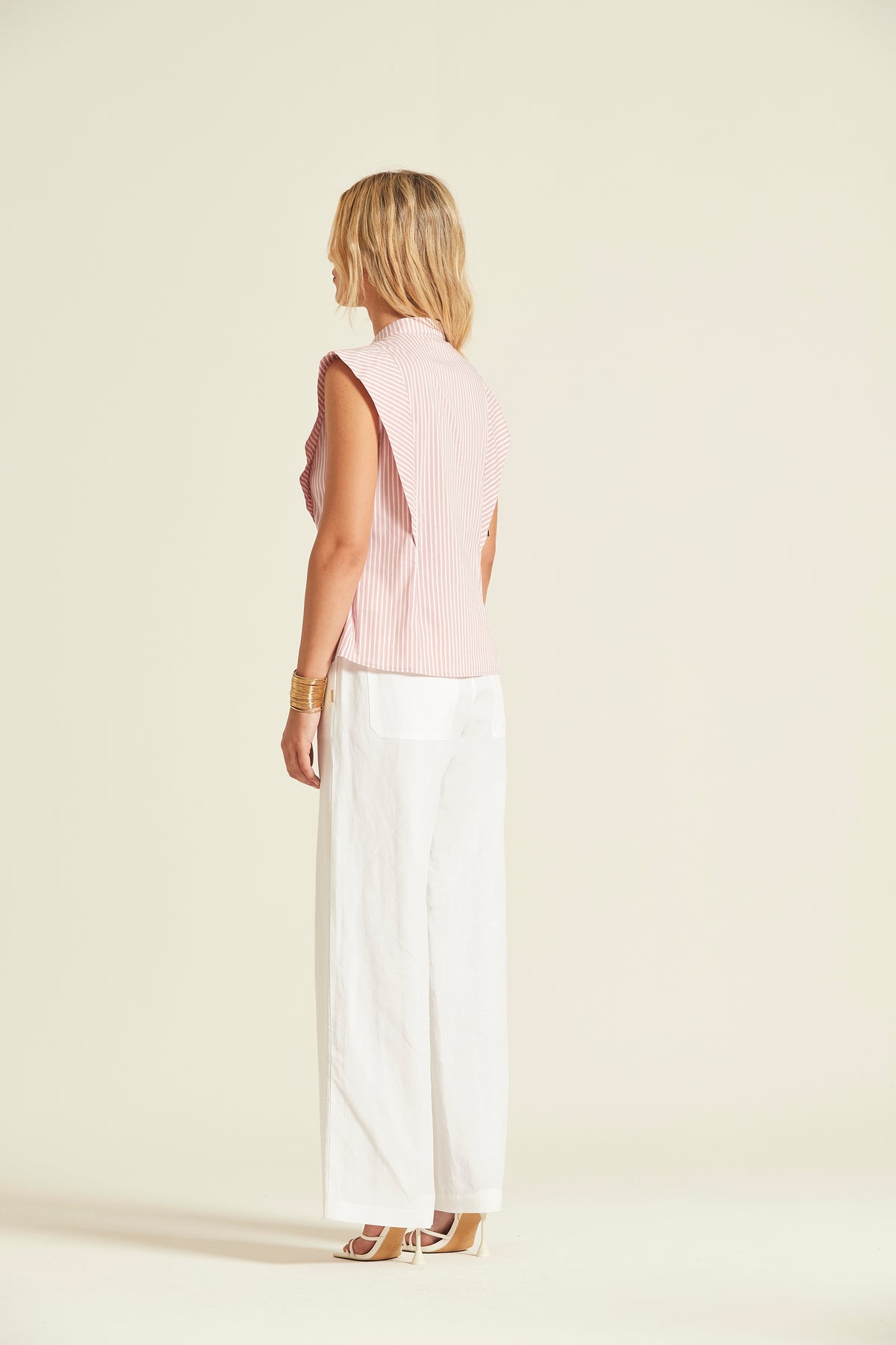 Camisa Pugol Popelin Rayas Bicolor