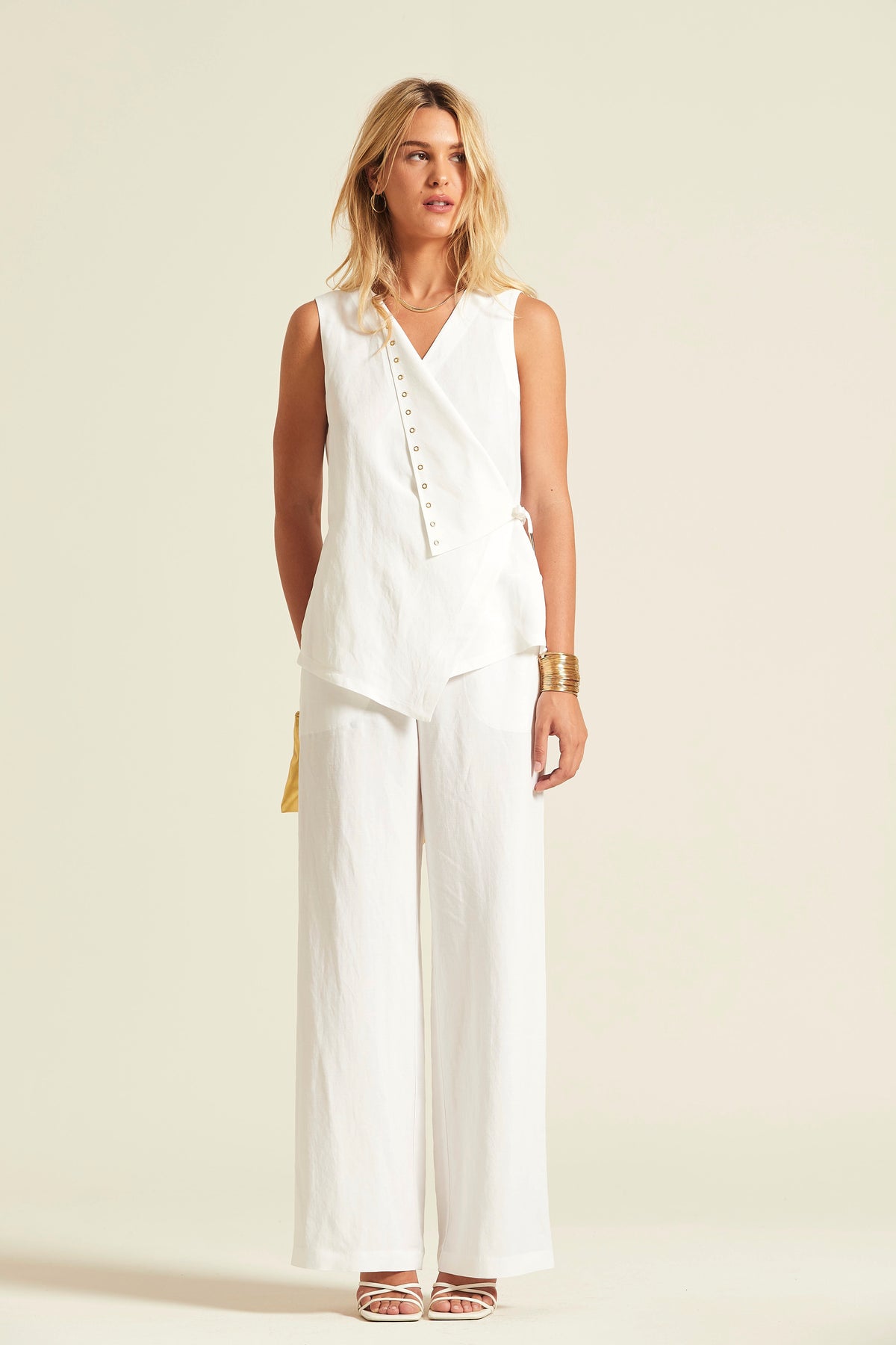 Pantalón Beula Viscosa  Lino