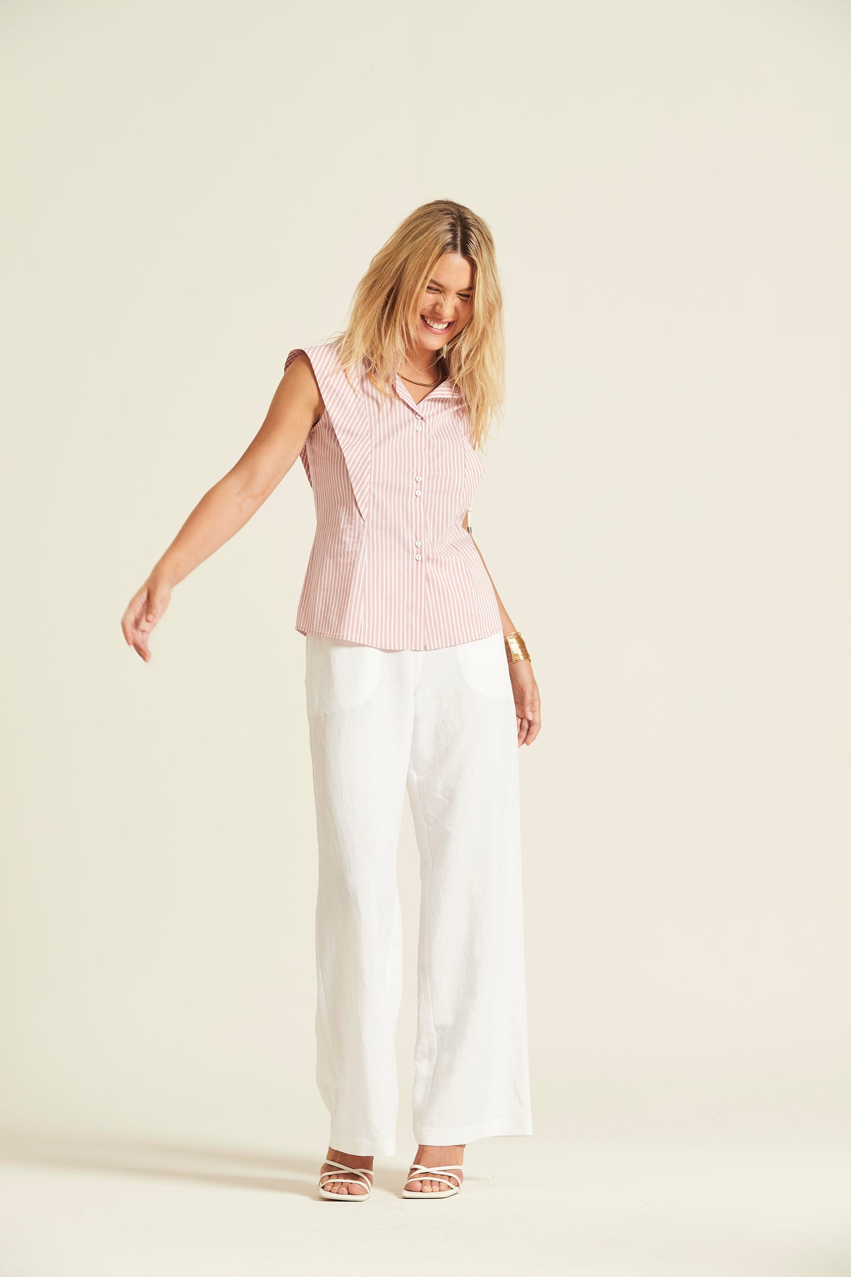 Pantalón Beula Viscosa  Lino