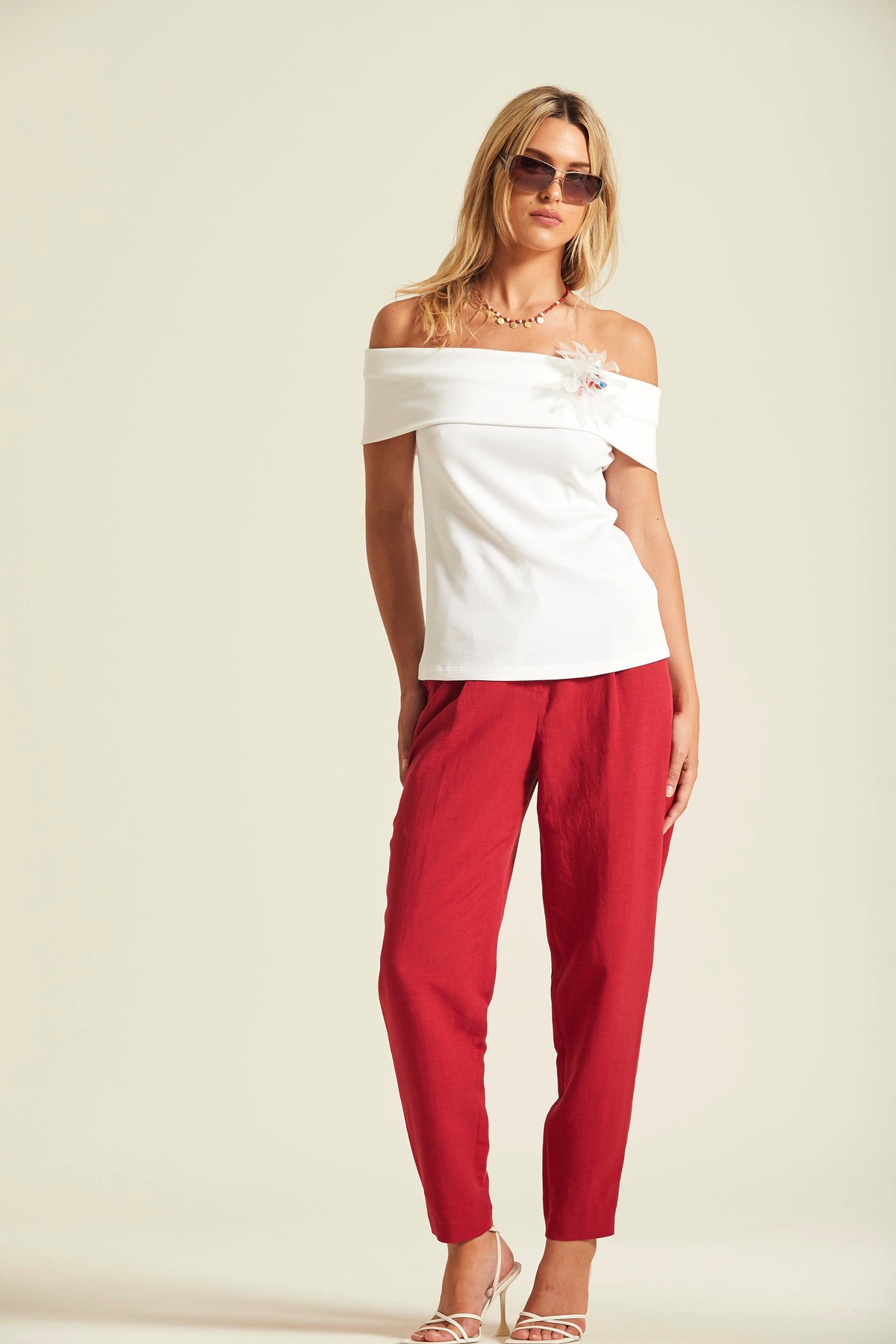 Pantalón Garel Viscosa  Lino