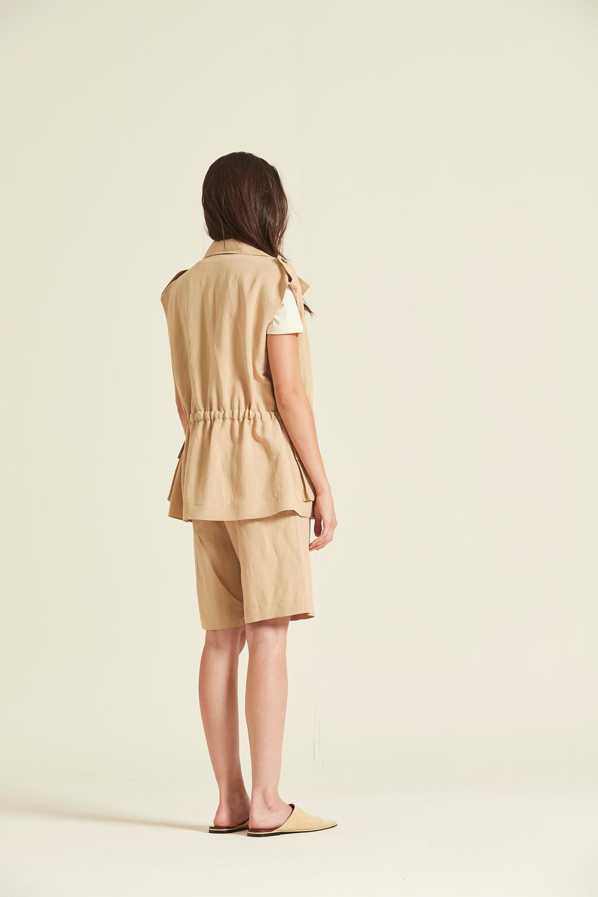 Chaleco Sunai Viscosa  Lino