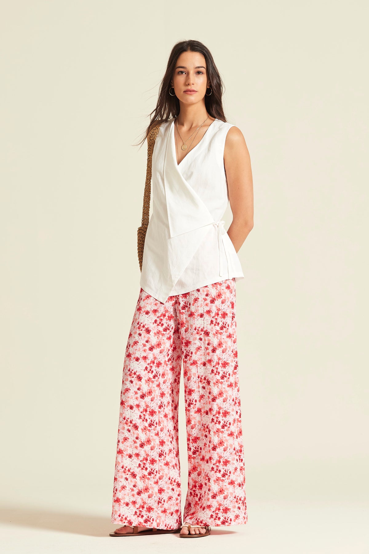 Pantalón Sarco Viscosa Rustica Estampada