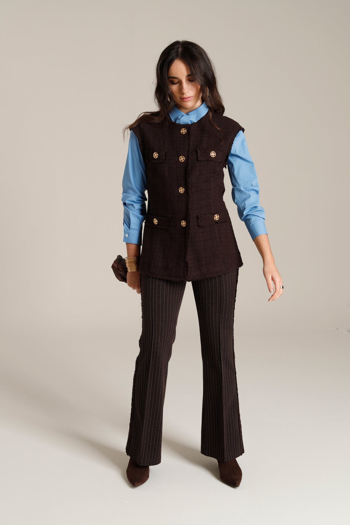 CAMISA ERIC Popelin stretch