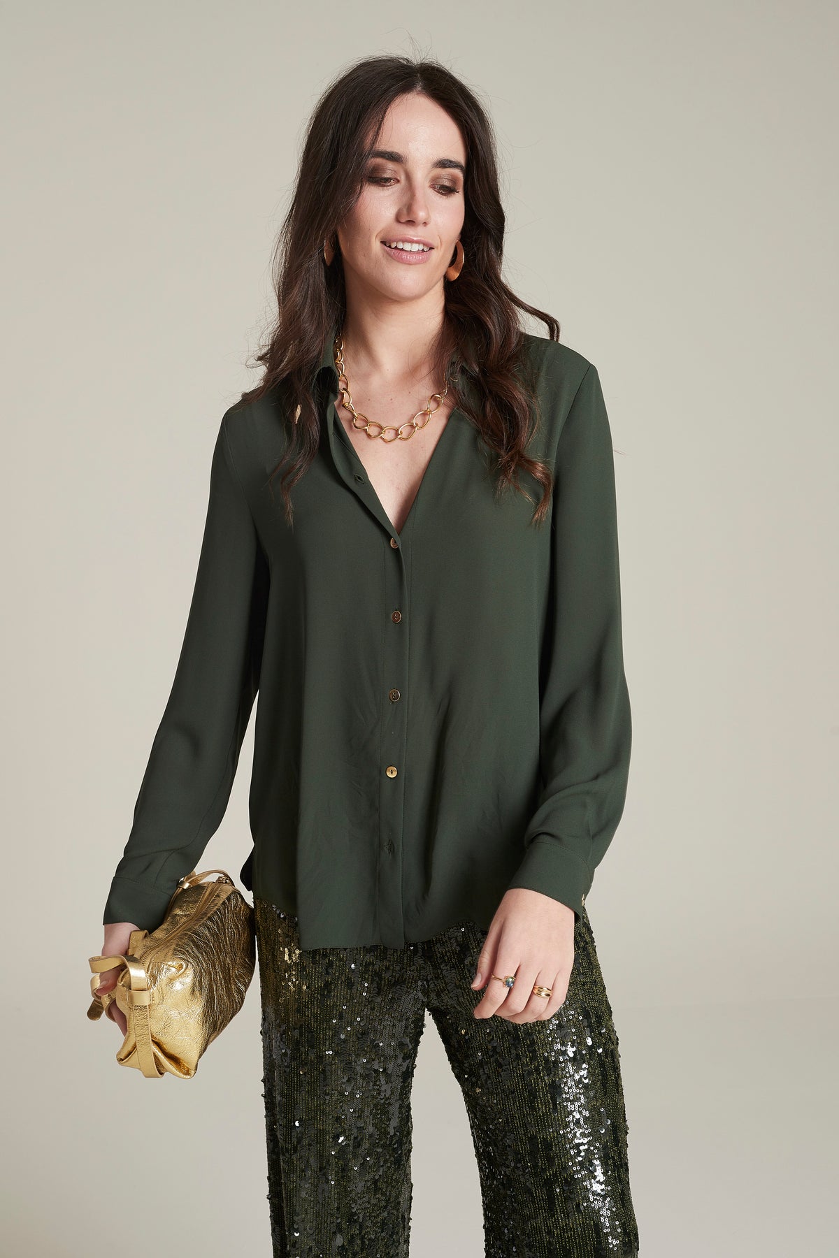 CAMISA MINIMA Gasa Georgette