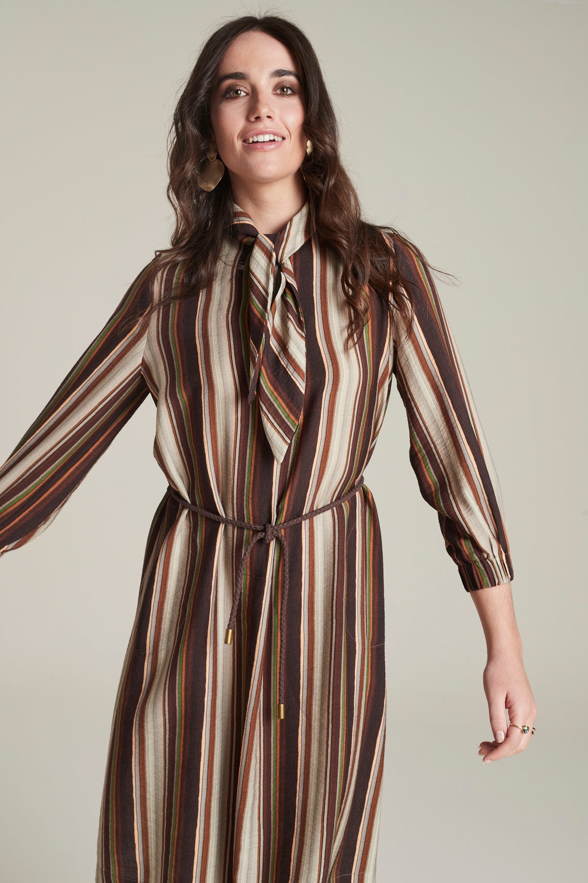 VESTIDO CLUBE Raya multicolor