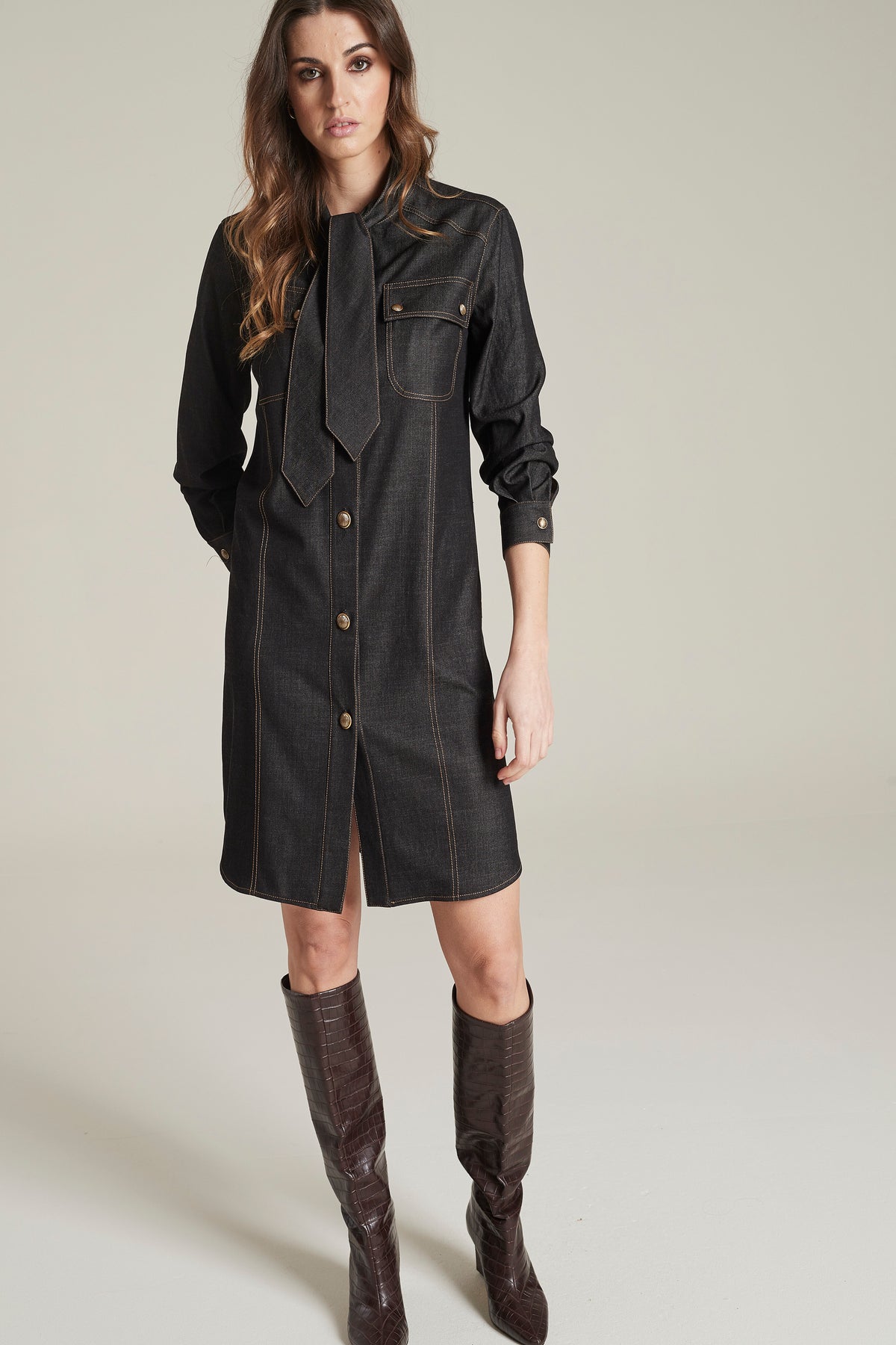 VESTIDO EMYNA Denim ligero
