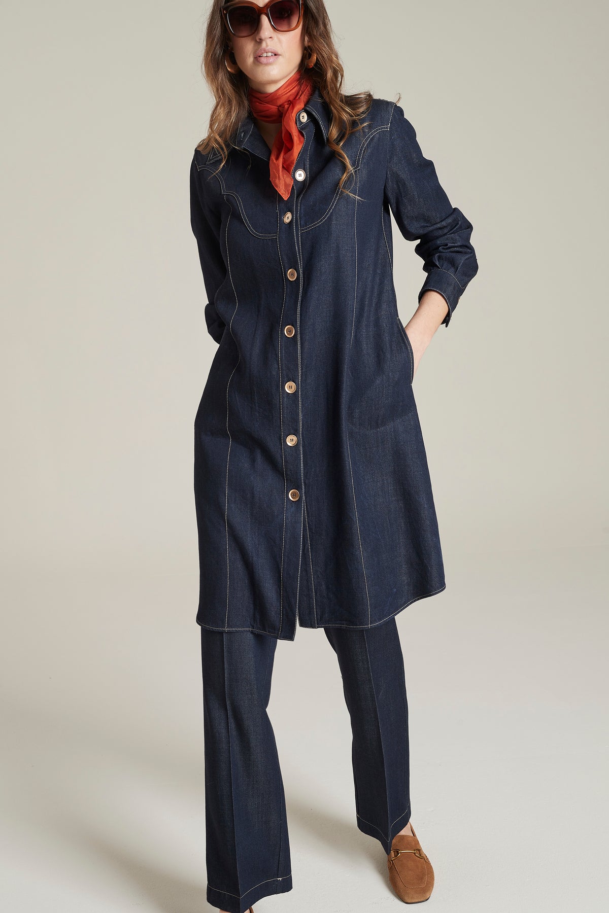 VESTIDO ARNEL Tencel denim