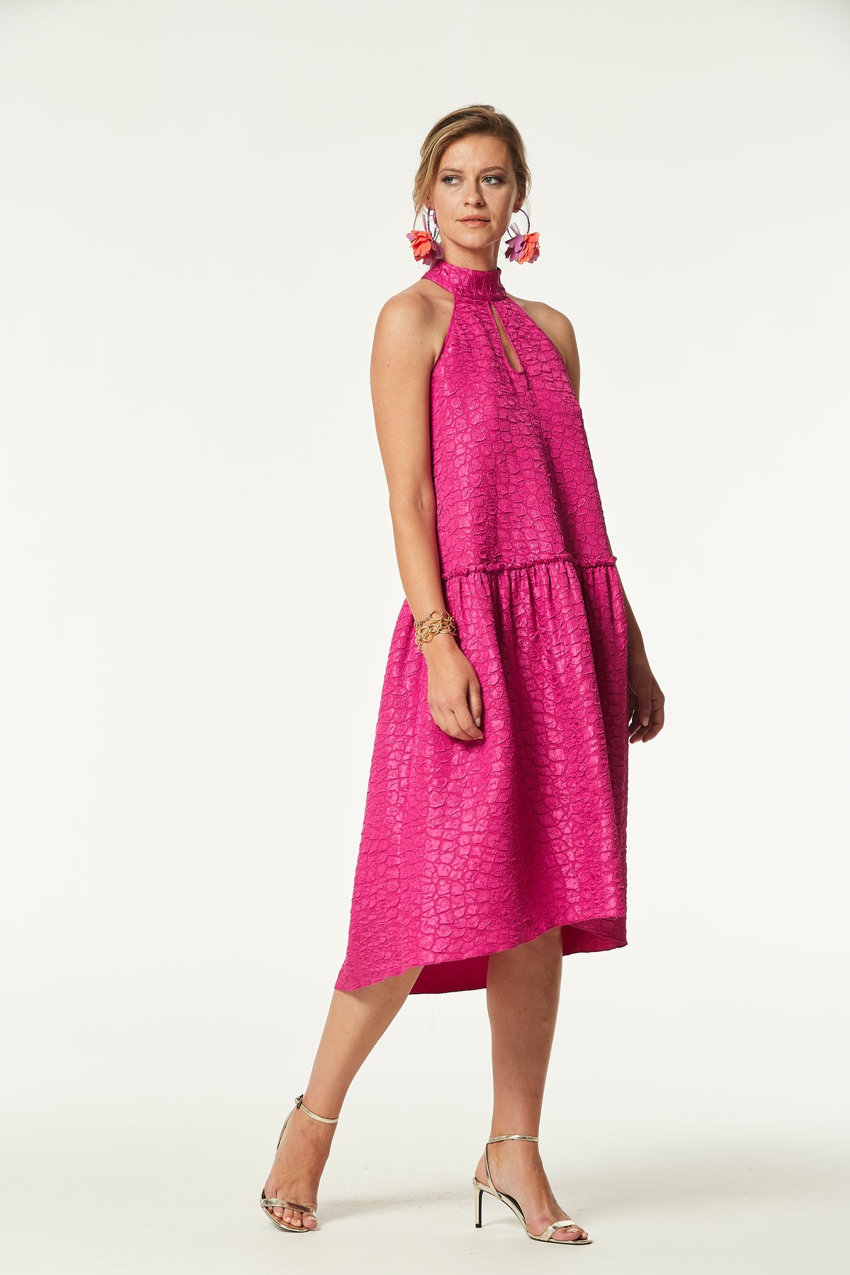 VESTIDO CANOS JACQUARD