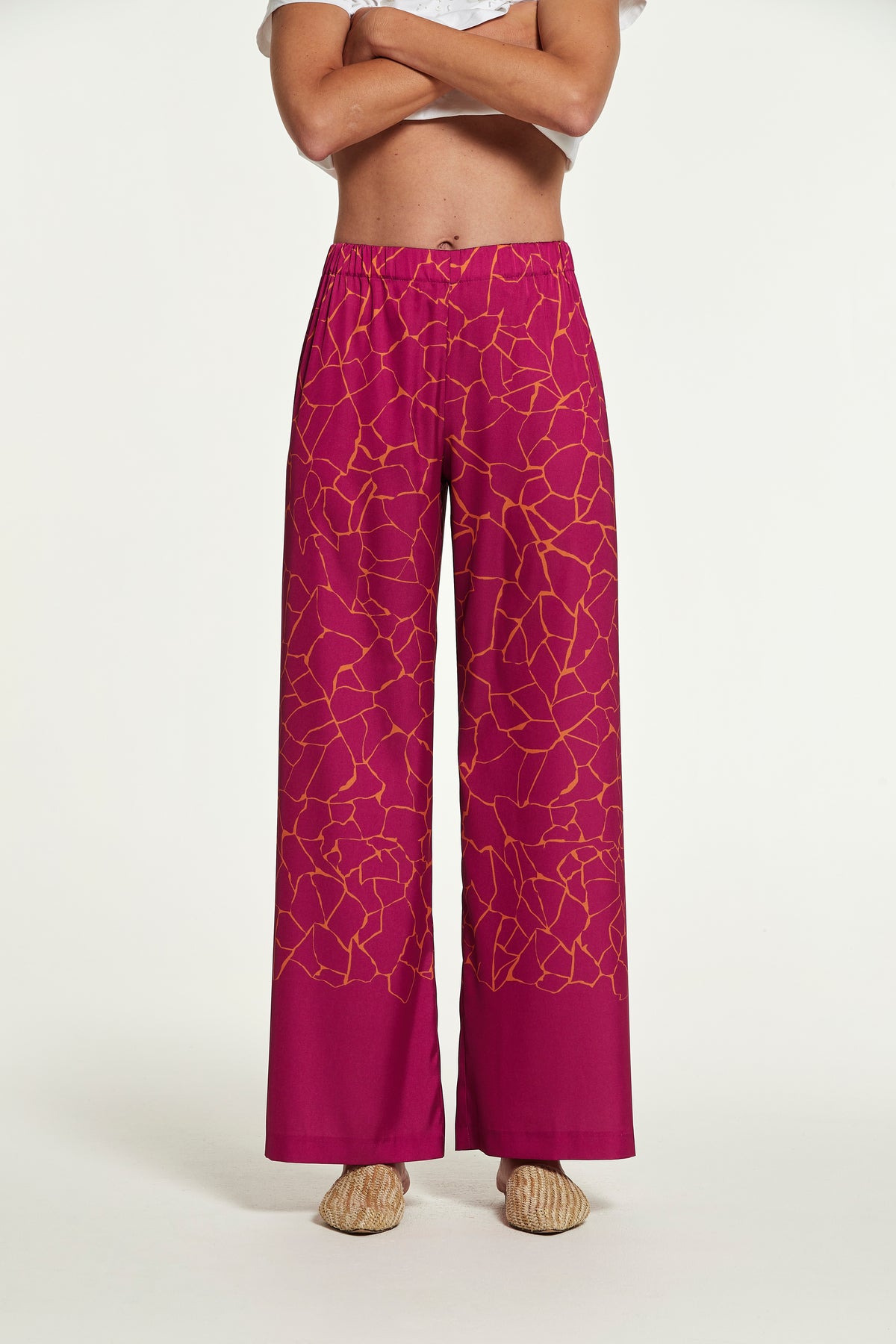 Pantalón Iwira Estampado Bicolor