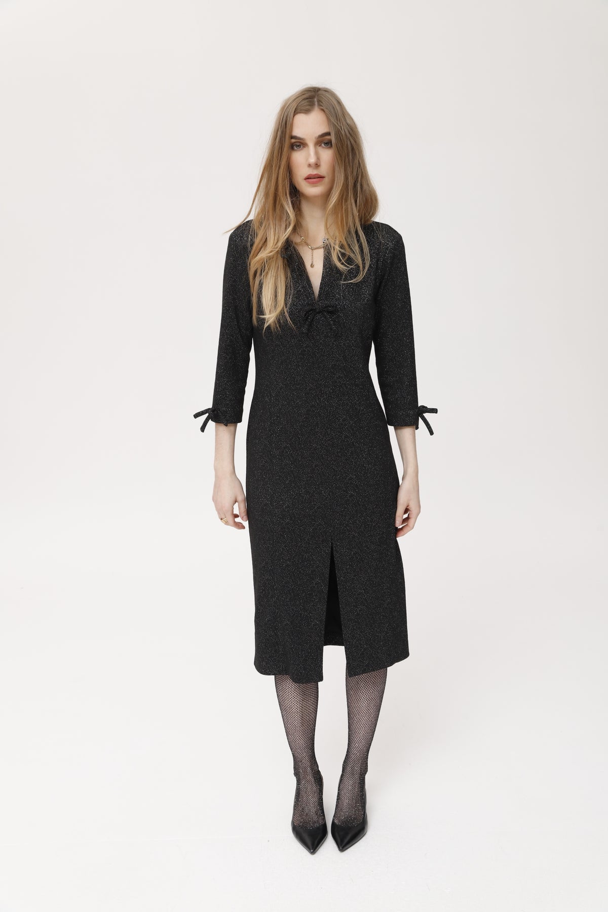 Vestido Gelu Punto De Lurex