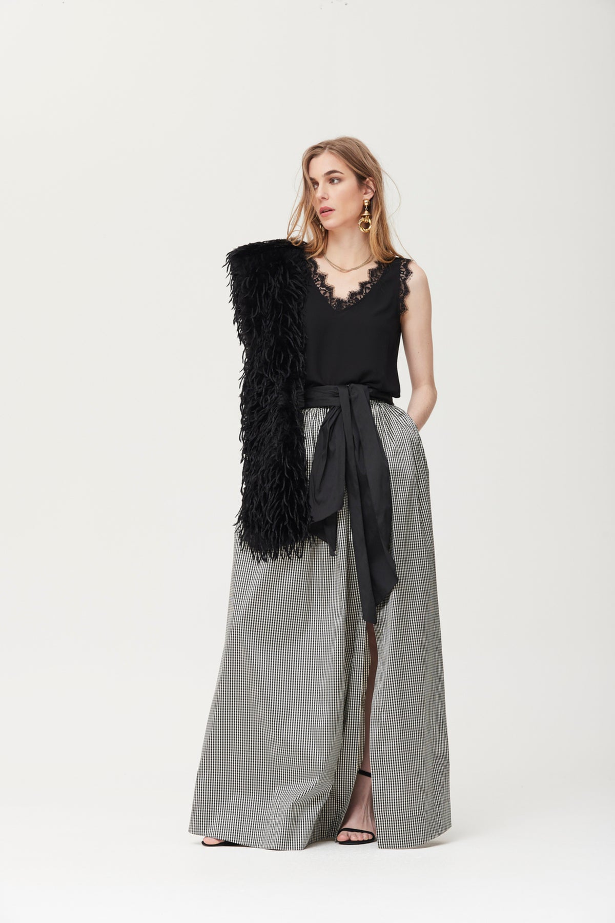 Top Hamba chiffon gaas