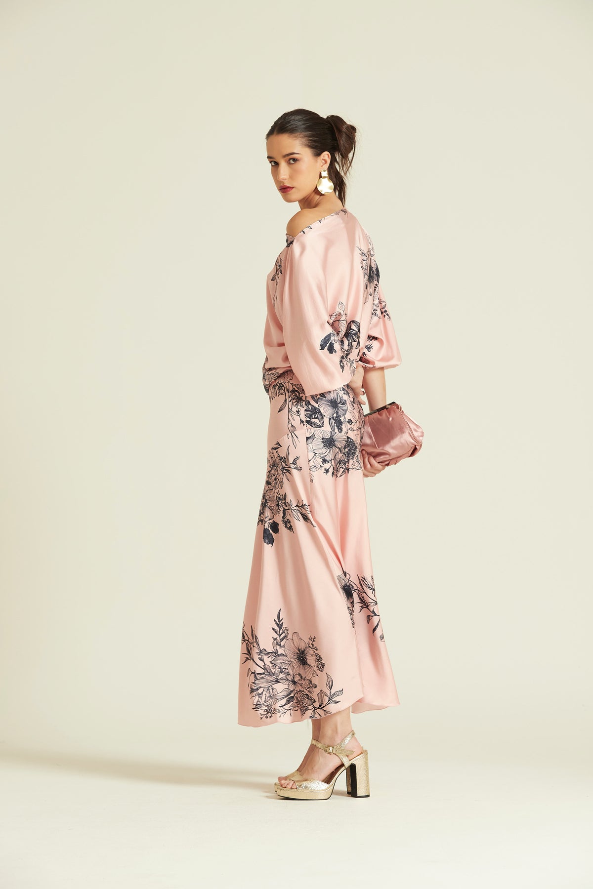 Blusas Gerte Raso Estampado