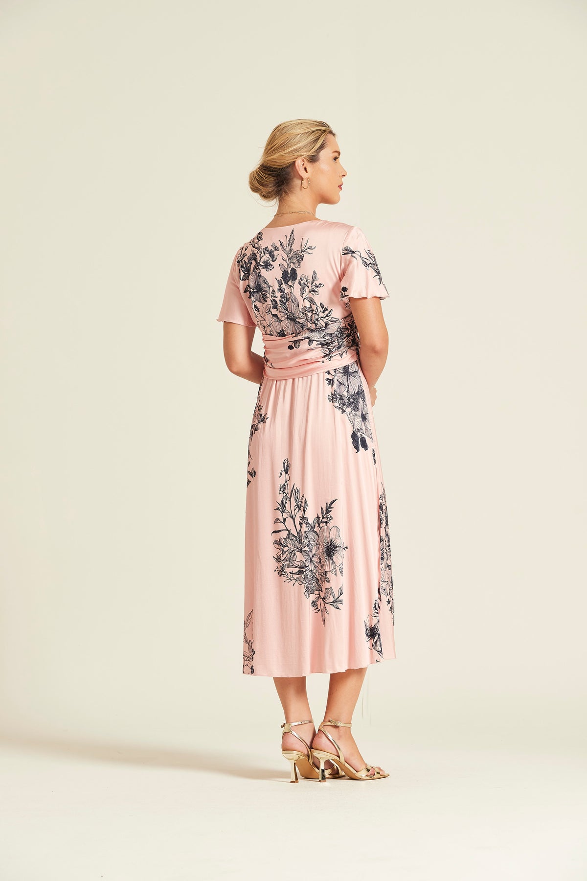 Vestido Lepuy Raso Estampado