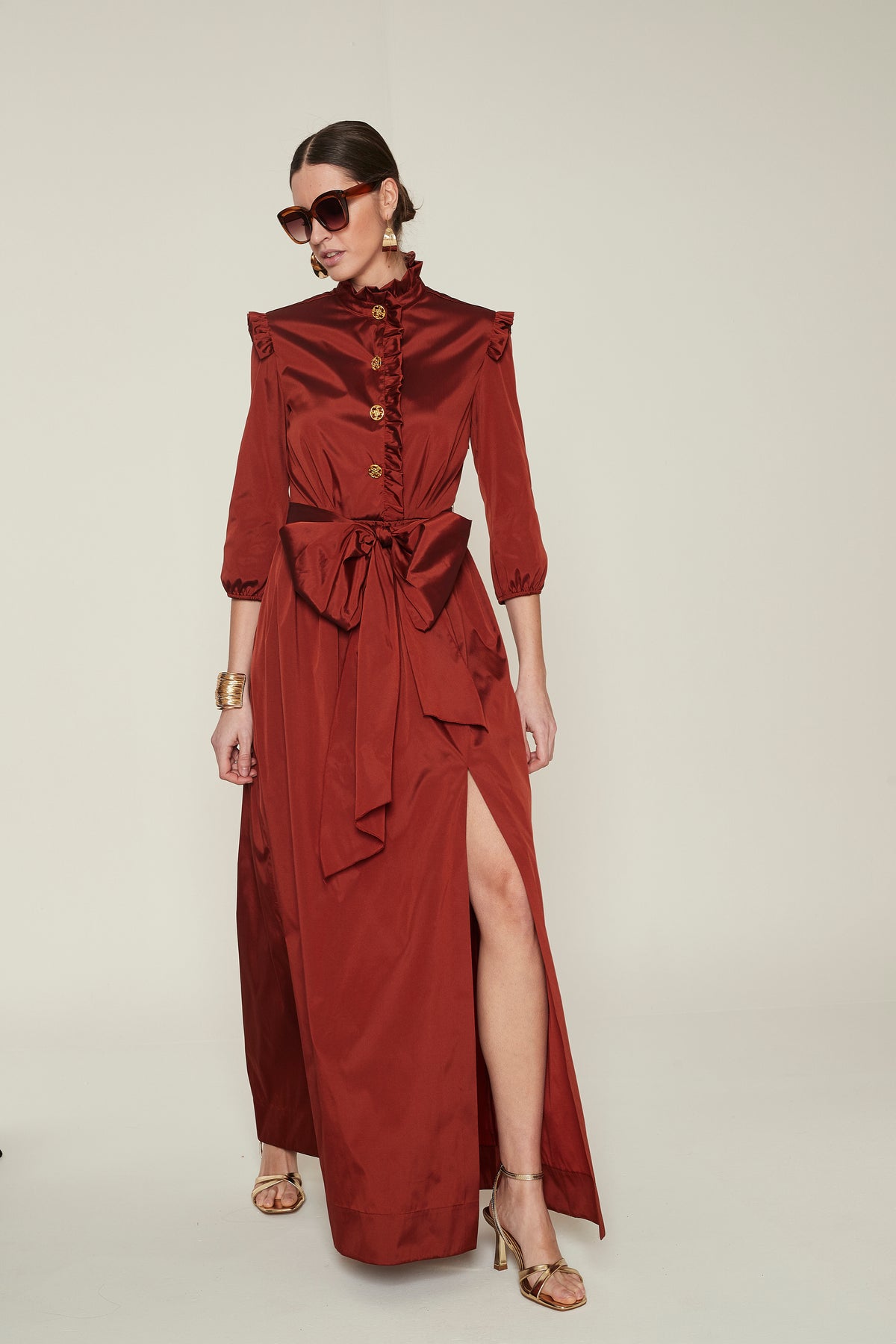 VESTIDO MARILA Tafeta