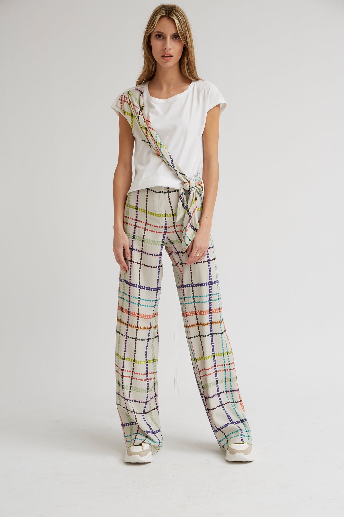 PANTALÓN PALAZZO ESTAMPADO MULTICOLOR