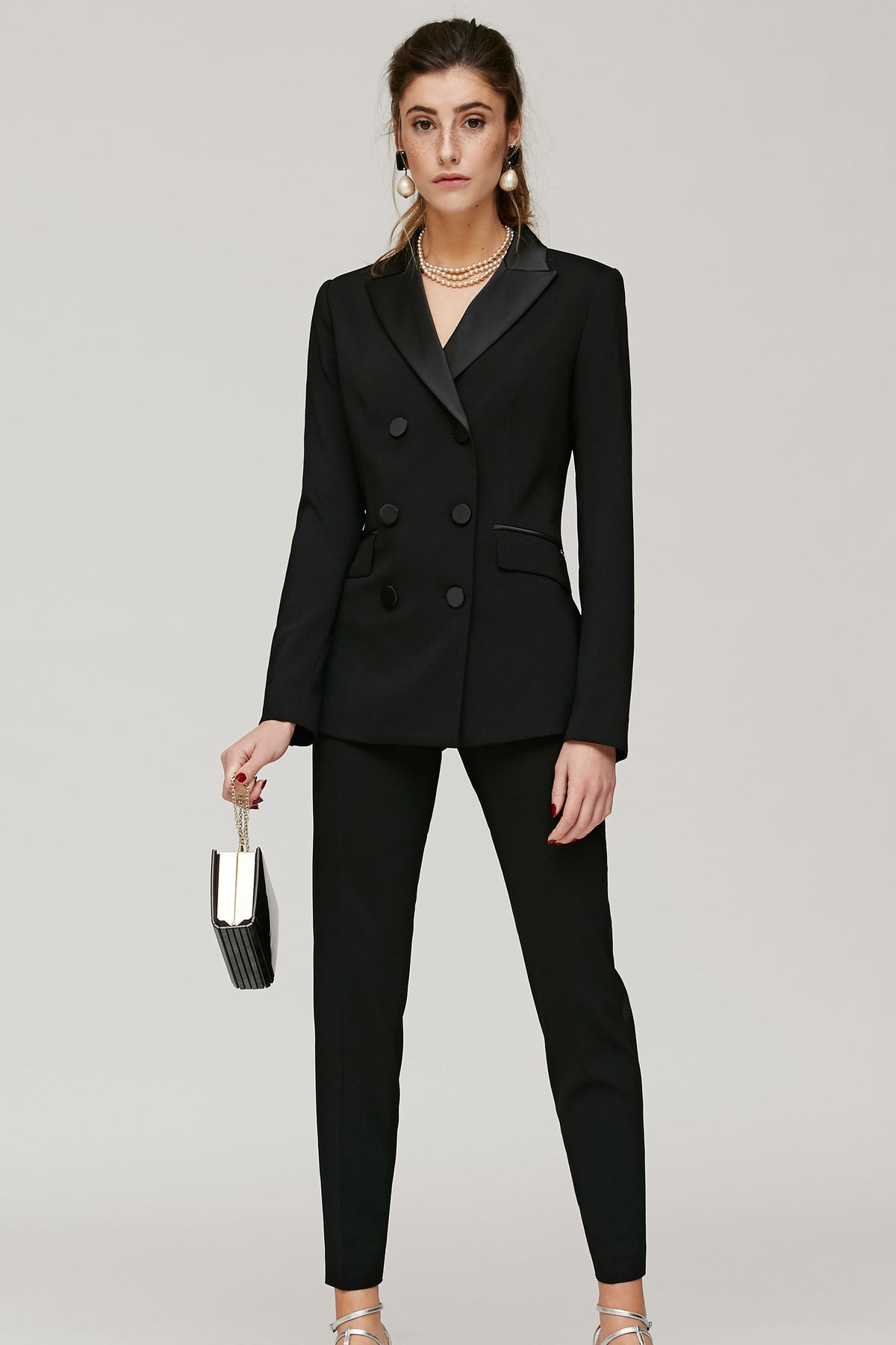 PANTALON BOLSILLOS SASTRE-ALGODÓN STRETCH