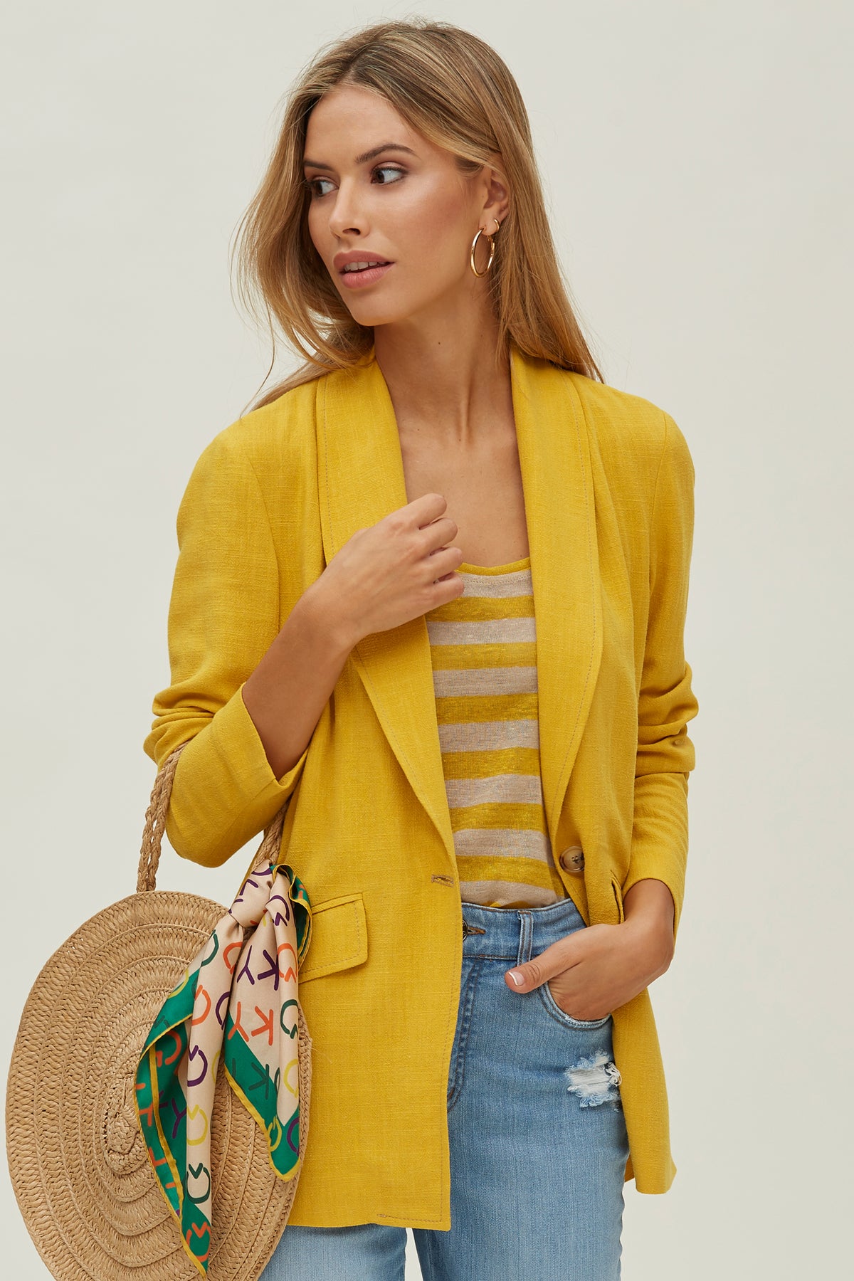 CHAQUETA LINO CUELLO SMOKING