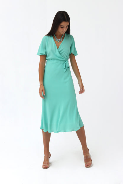 VESTIDO TALLE ALTO-GASA