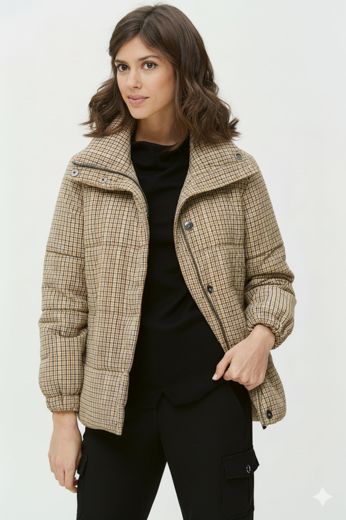 Chaquetón Acolchado-Cuadro