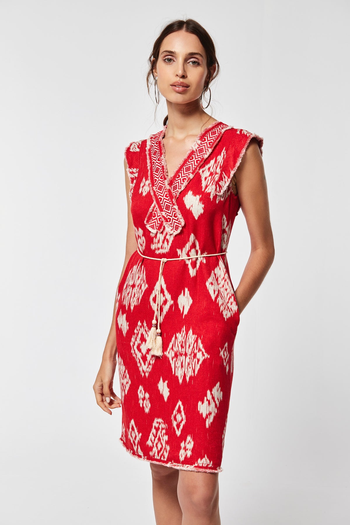Vestido Miara Lino Etnico