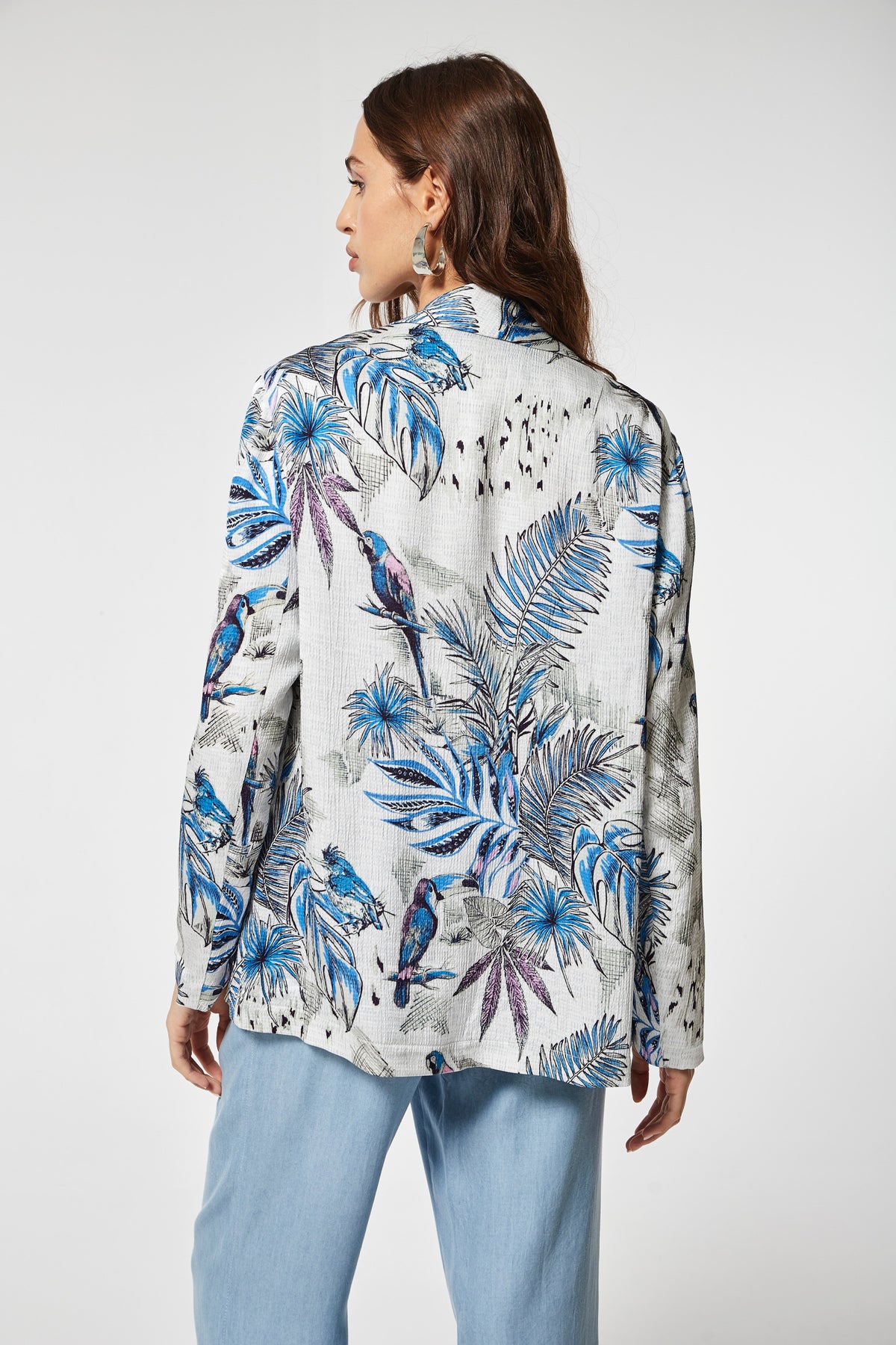 CHAQUETA FACRE BAMBULA ESTAMPADA