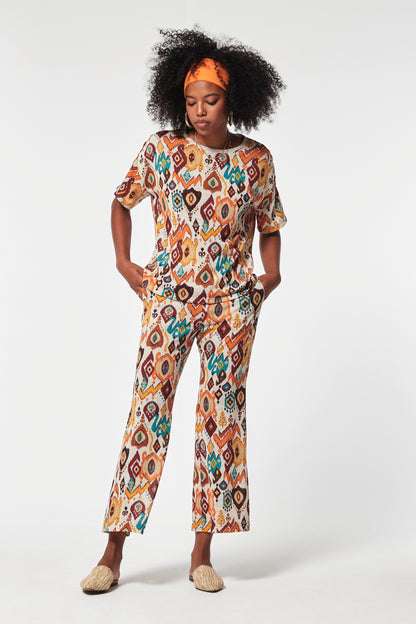 TOP VEVEO ESTAMPADO IKAT