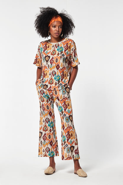 TOP VEVEO ESTAMPADO IKAT