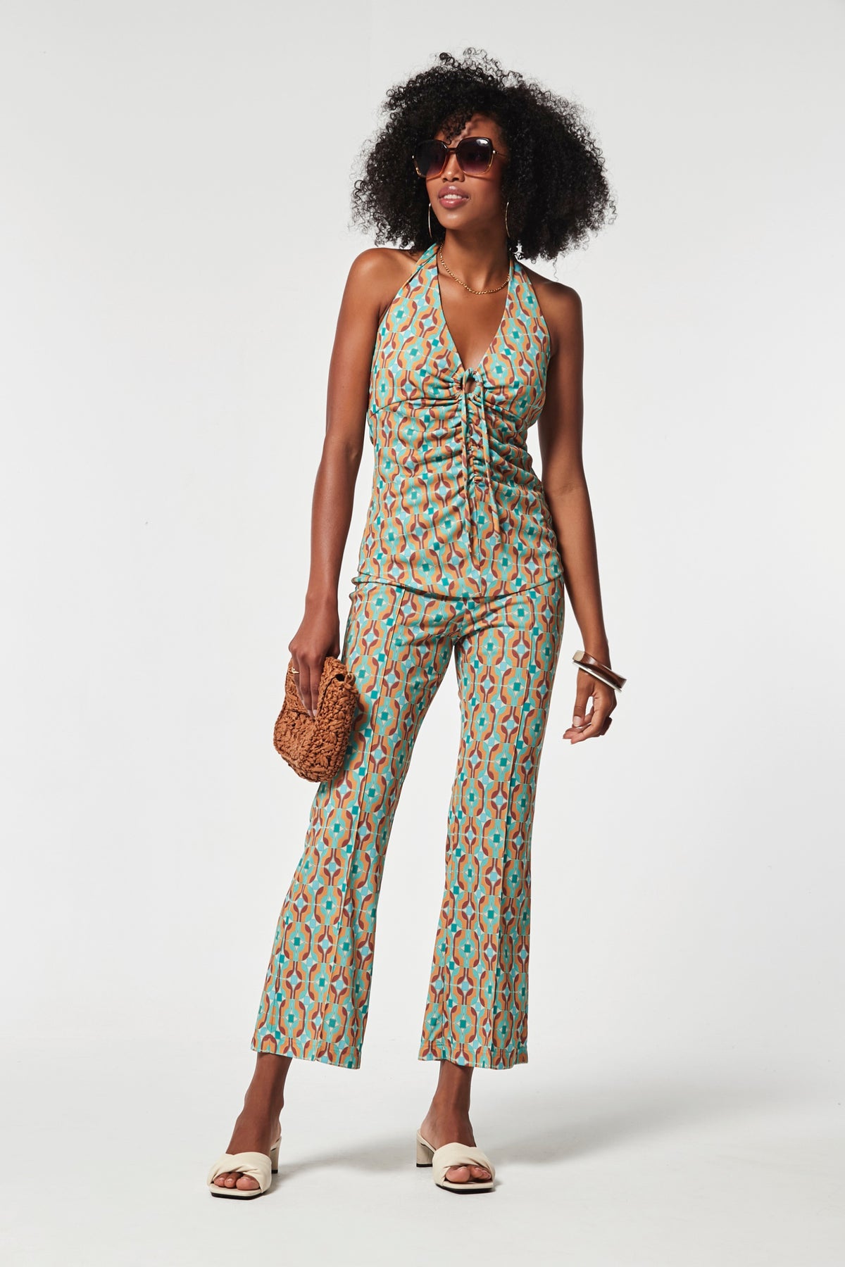KNITWEAR PRINT ASMIO TOP