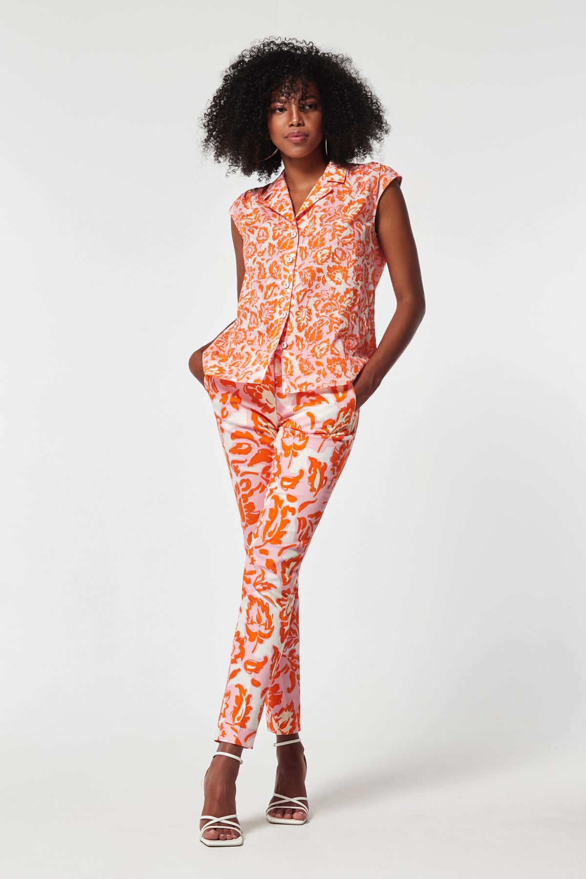 PANTALÓN COQUE ALGODON STRETCH ESTAMPADO