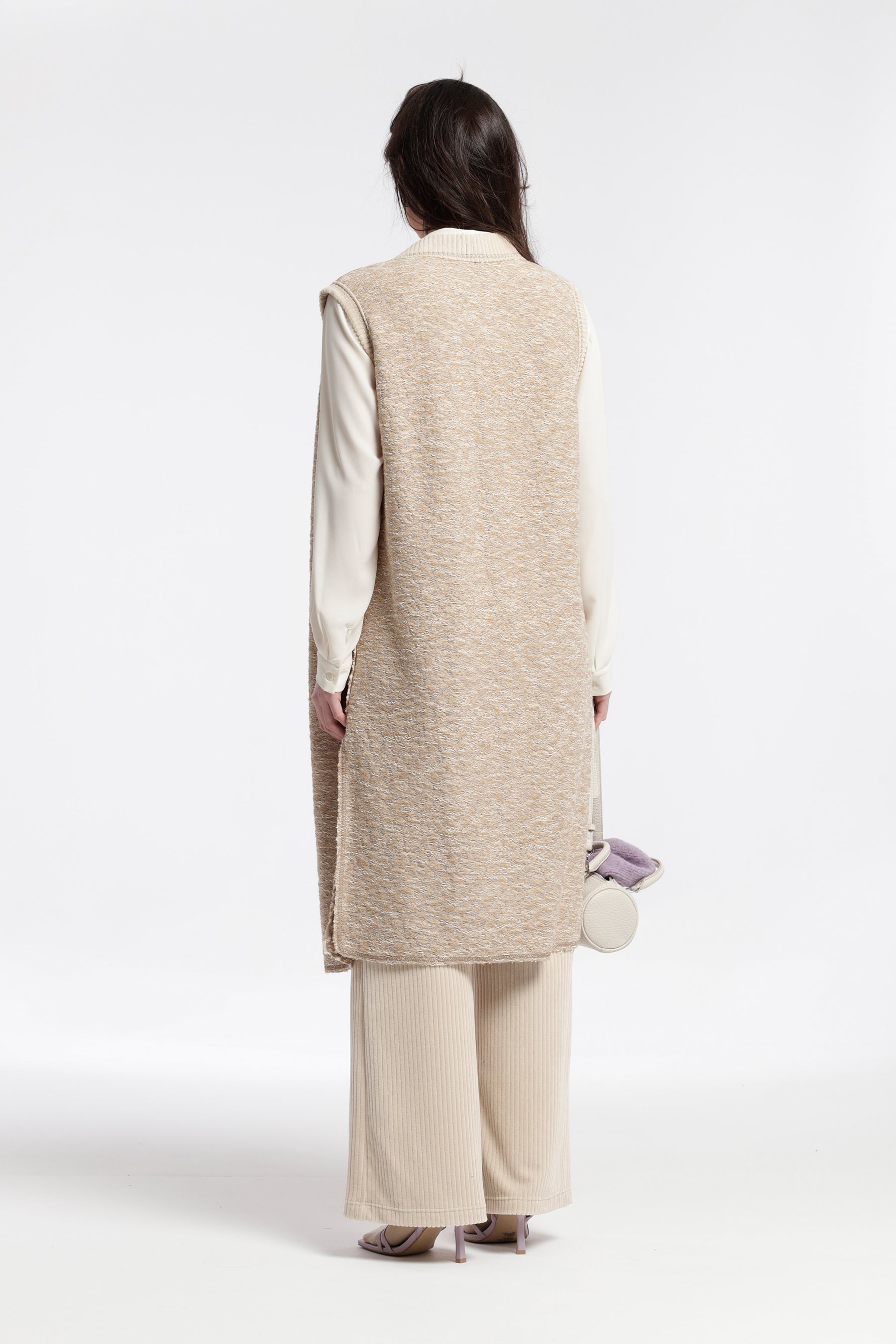 Chaleco Reversible Martes Punto Jaquard