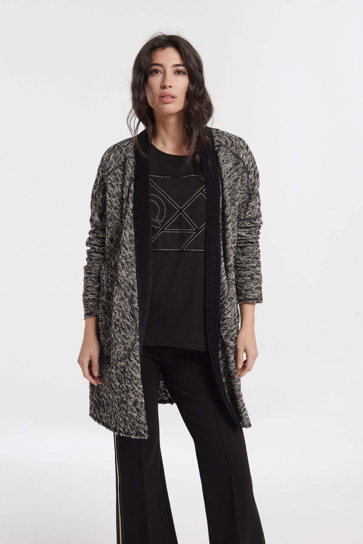 CHAQUETA REVERSIBLE MISCA PUNTO JAQUARD