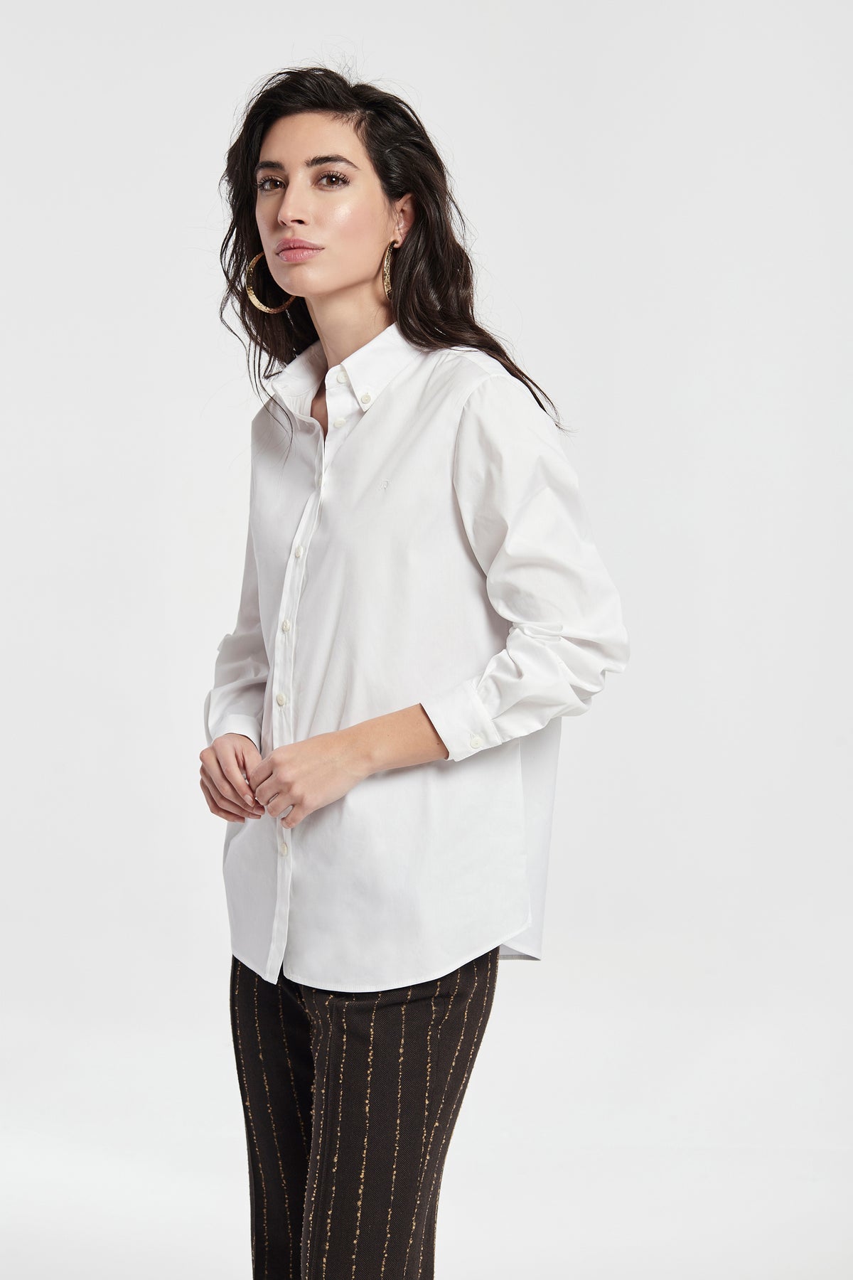 CAMISA BASICA POPELIN STRETCH