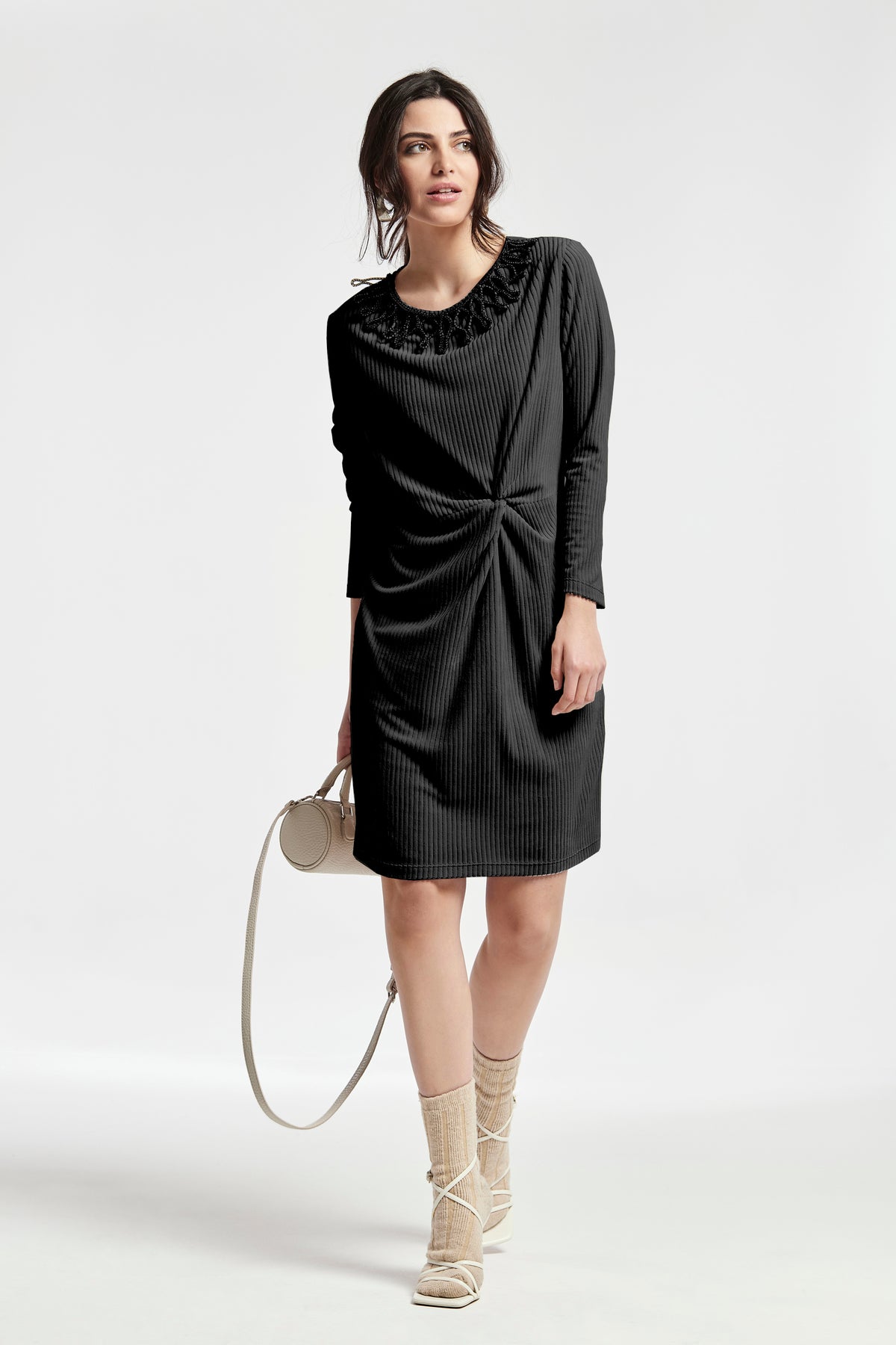 Knit Corduroy Harri Dress