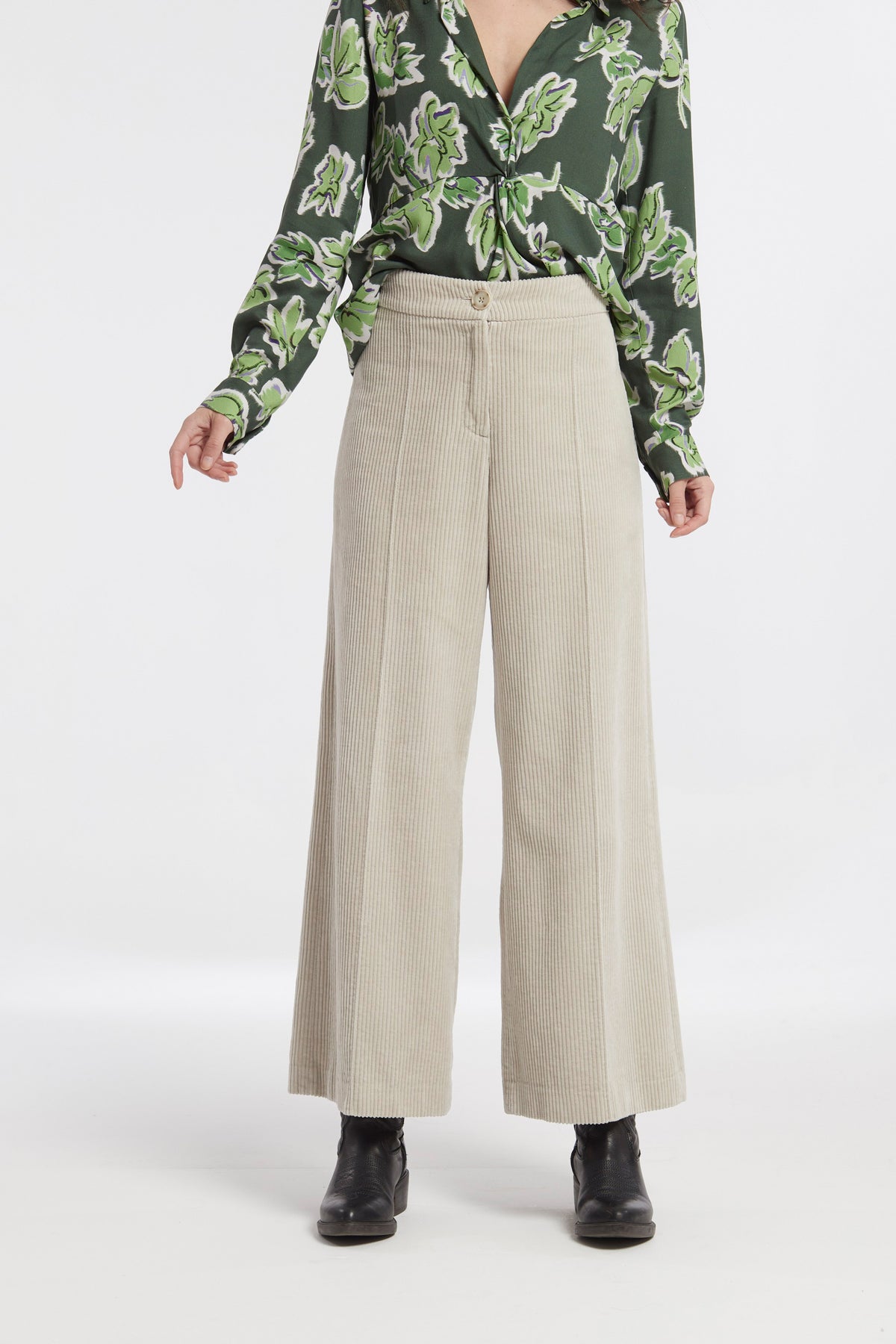 PANTALÓN ANCHO SINKA PANA DE ALGODON