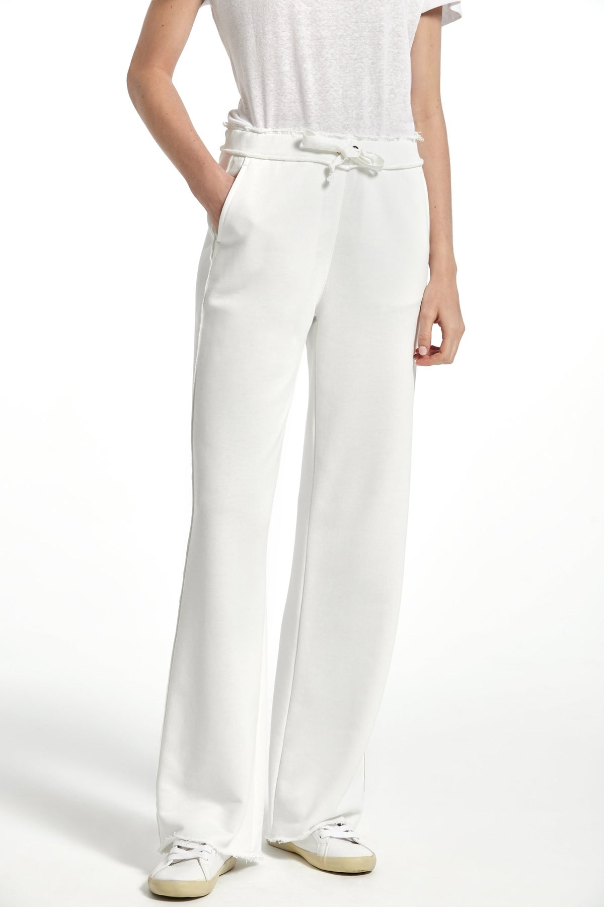 PANTALONS CHINDI EN POLAIRE UNI