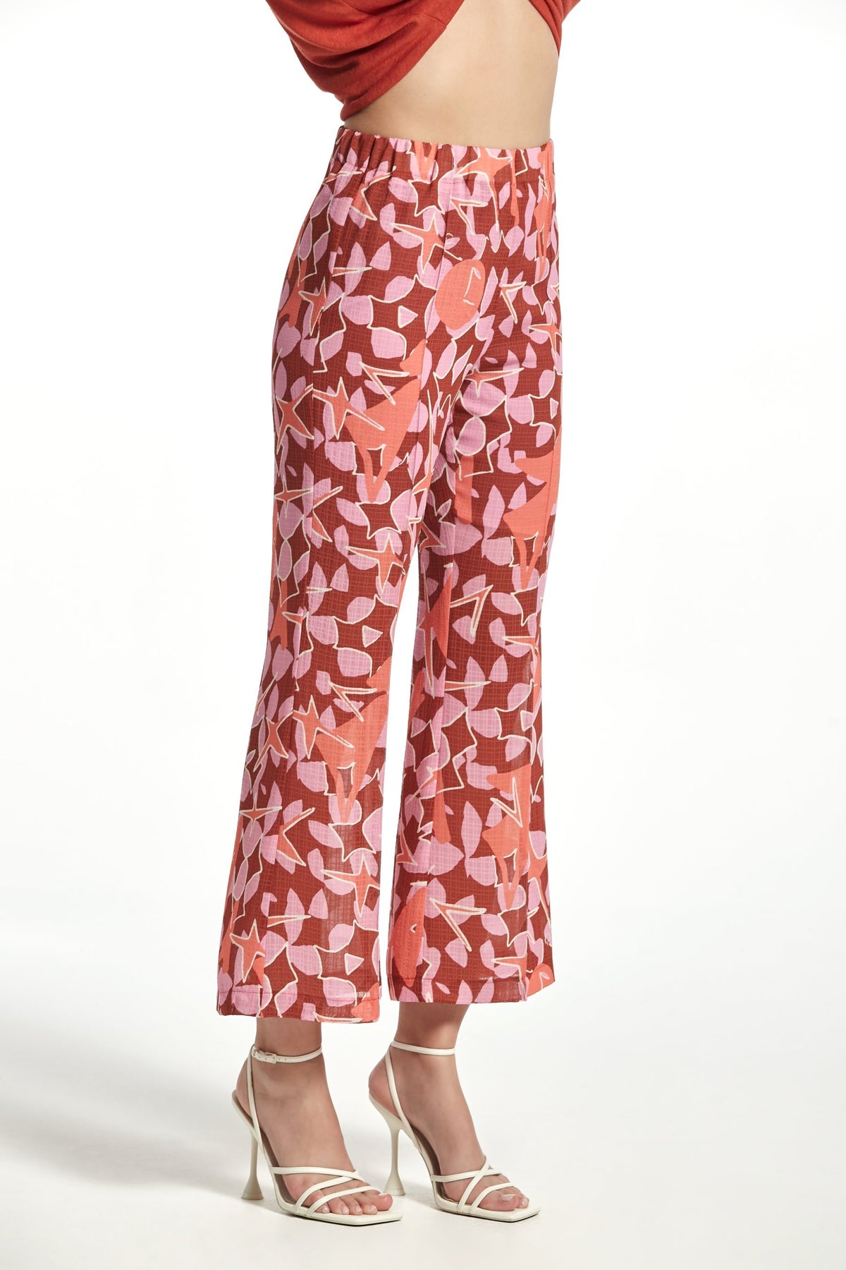PANTALÓN FAISAN SEERSUCHER ESTAMPADO MULTICOLOR
