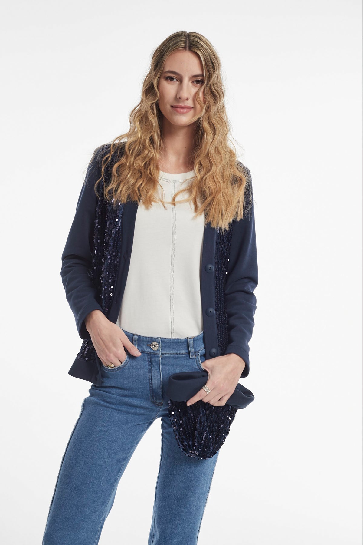 COTTON KNIT PINSA T-SHIRT