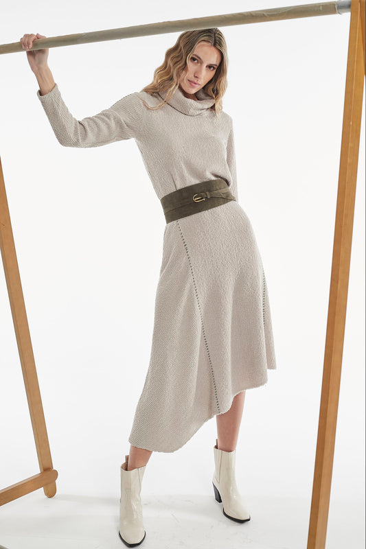 CORDUROY EFFECT KNIT PUOS TOPS & TEES